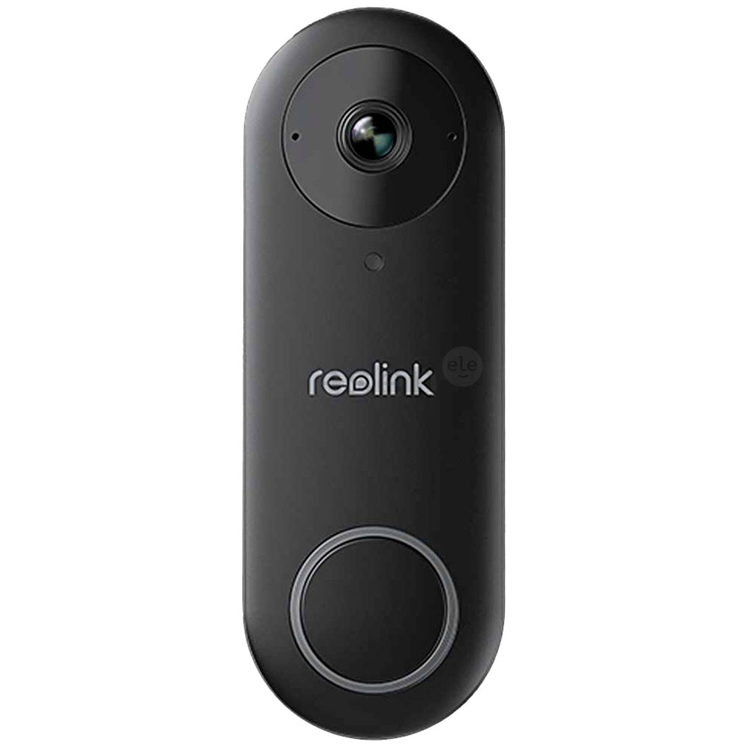 Reolink D340W, 5 MP, Wi-Fi, black - Smart doorbell with camera and chime
