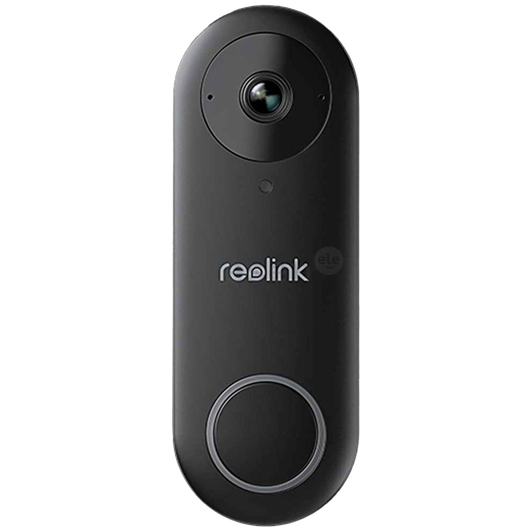 Reolink D340W, 5 MP, Wi-Fi, juodas - Išmanusis durų skambutis su kamera