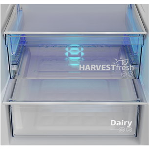 Šaldytuvas Beko, NeoFrost, 355 L, aukštis 204 cm, nerūdijančio plieno Prekė-B5RCNA406HXBR1