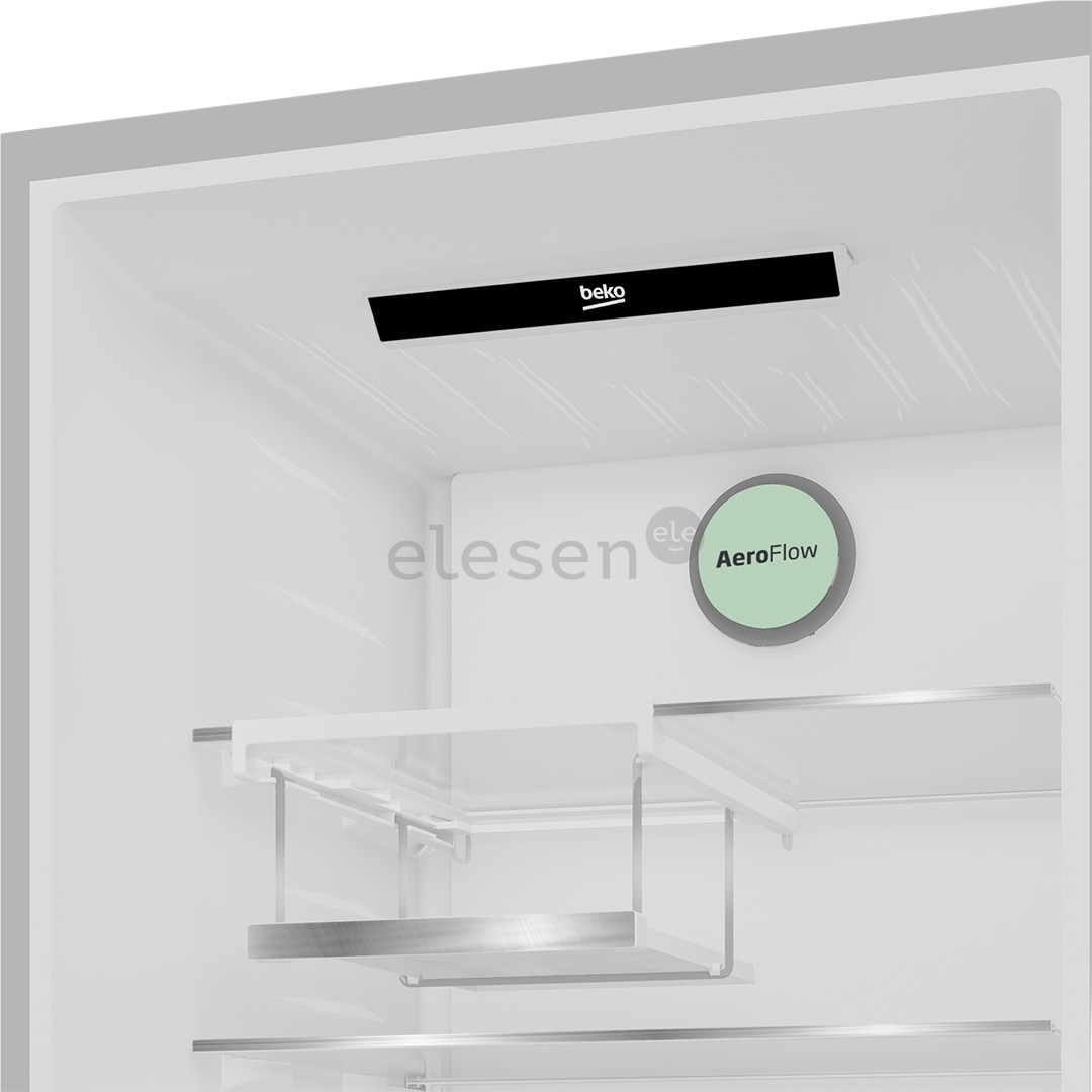 Beko, No Frost, 316 L, aukštis 187 cm, pilkas - Šaldytuvas