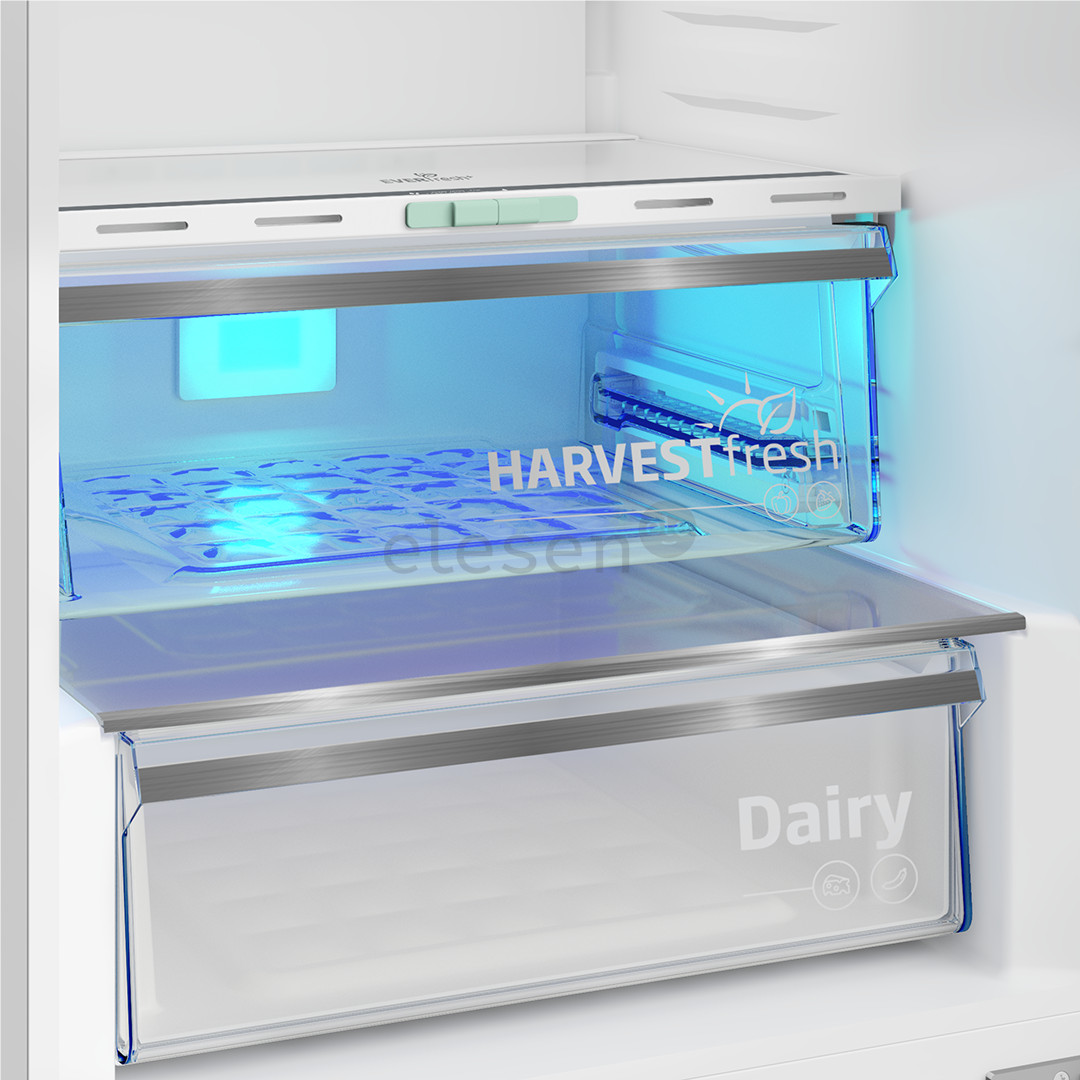 Beko, No Frost, 316 L, aukštis 187 cm, pilkas - Šaldytuvas