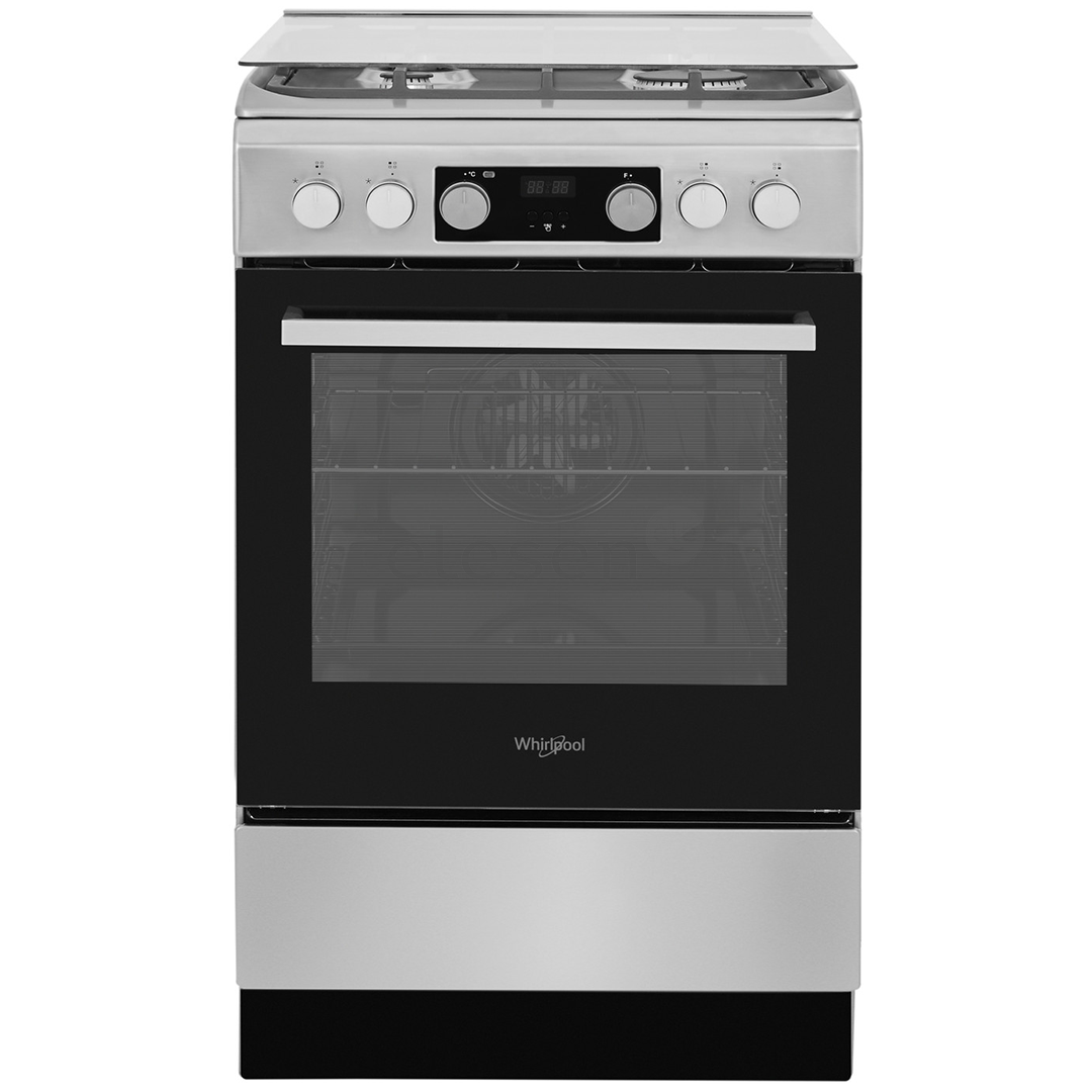 Whirlpool, 60 L, inox - Freestanding Gas Cooker with Electric Oven Item - WS5G8CHX/E