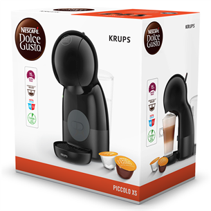 Krups NESCAFÉ® Dolce Gusto® Piccolo XS, juodas - Kapsulinis kavos aparatas