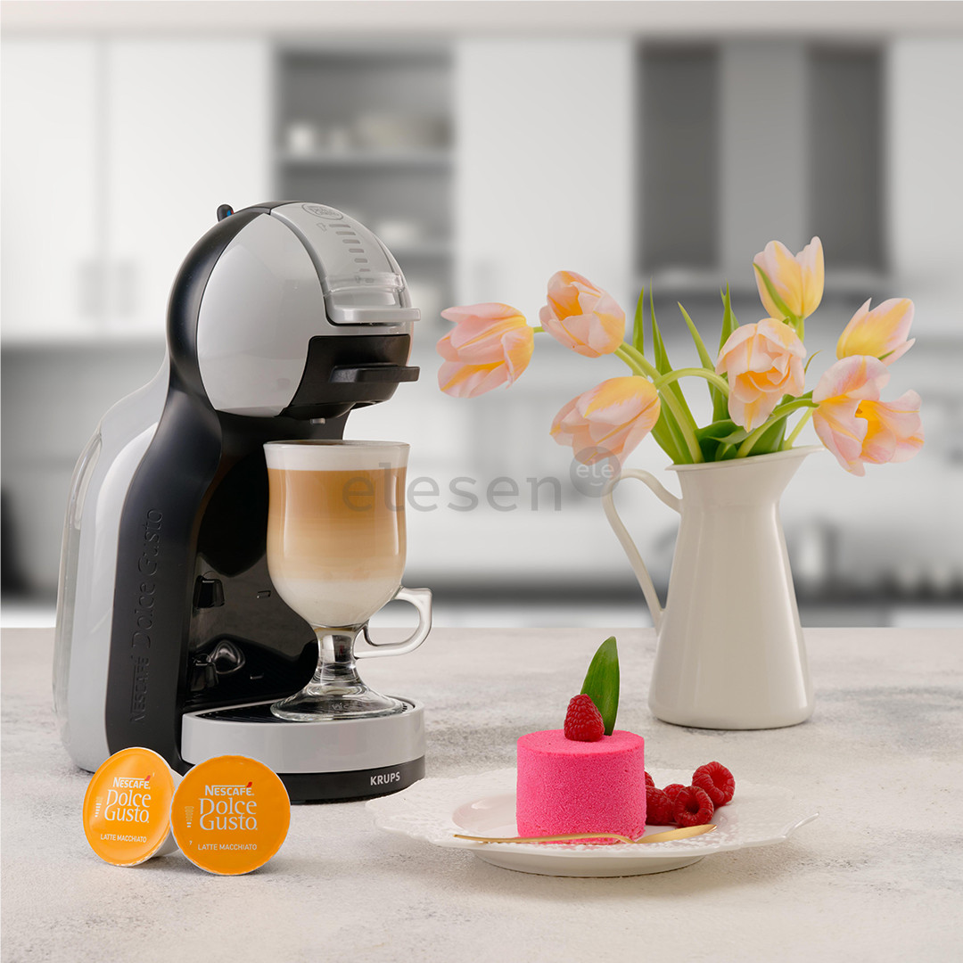 Krups NESCAFÉ® Dolce Gusto® Mini Me, pilkas/juodas - Kapsulinis kavos aparatas