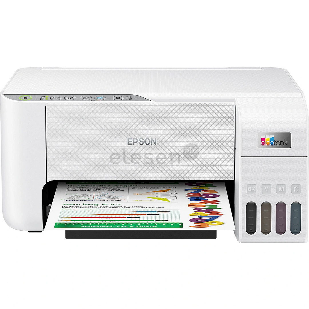 Epson EcoTank L3276, Wi-Fi, белый - Многофункциональный цветной струйный принтер