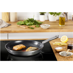 Tefal Duetto+, 24/28 cm, 2 vnt., nerūdijančio plieno spalvos - Keptuvių rinkinys