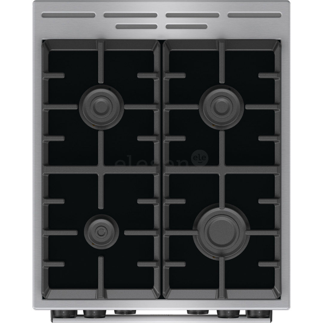 Gorenje, 70 л, нерж. сталь - Отдельностоящая газовая плита с электрической духовкой Товар - GK5C65XV