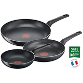Tefal Simple Cook, 20/24/28 cm, 3 pc set, black - Frypan set