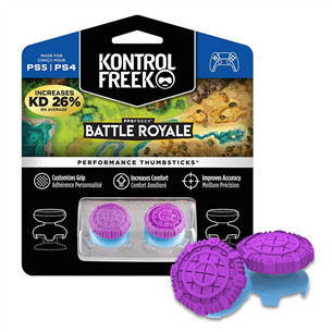 KontrolFreek FPS Freek Battle Royale, PS4, PS5, 2 pcs, purple - Thumbstick covers Item - 2345-PS5 2345-PS5