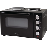Mini orkaitė su 2 kaitvietėmis Gorenje, 30 L, 3200 W, juoda Prekė - OM30GBX