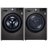 LG skalbimo mašinos ir džiovyklės komplektas, 10,5 kg + 9 kg Prekė - F4WV910P2+RH90V9JV2N