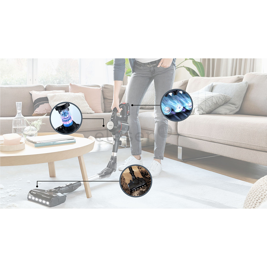 Belaidis dulkių siurblys Bosch Unlimited 7, juodas Prekė - BCS711MAT