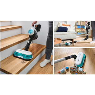 Belaidis dulkių siurblys Bosch Unlimited 7 ProHygienic Aqua, 2in1, juoda/balta Prekė – BCS71HYG4