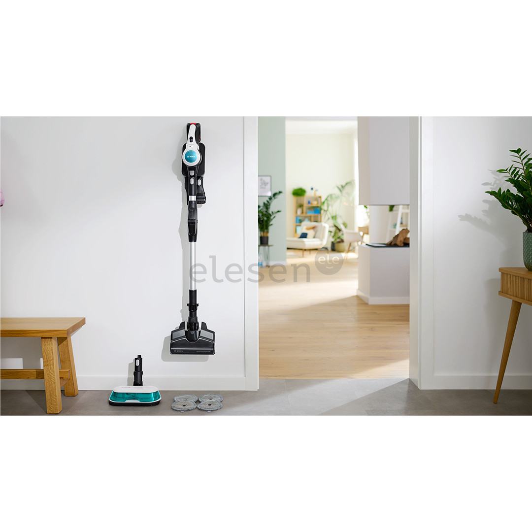 Bosch Unlimited 7 ProHygienic Aqua, 2in1, black/white - Cordless vacuum cleaner