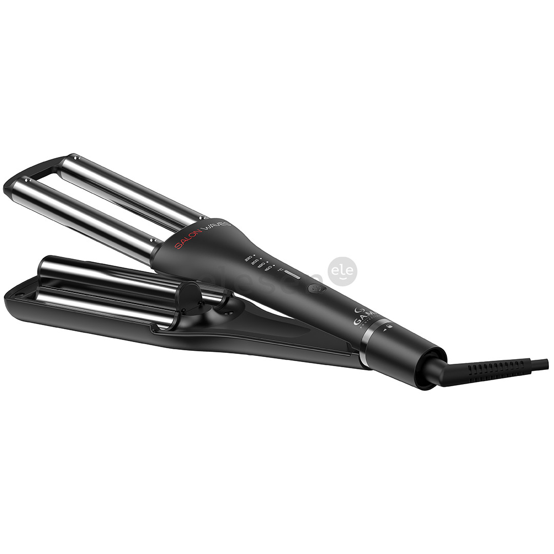 GA.MA Salon Curl, Waves, черный - Щипцы для завивки