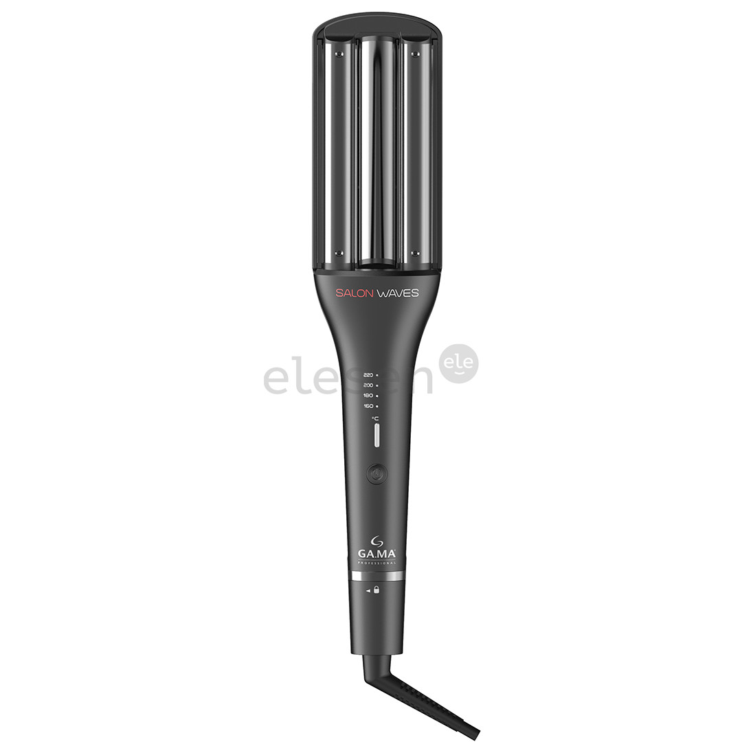 GA.MA Salon Curl, Waves, черный - Щипцы для завивки