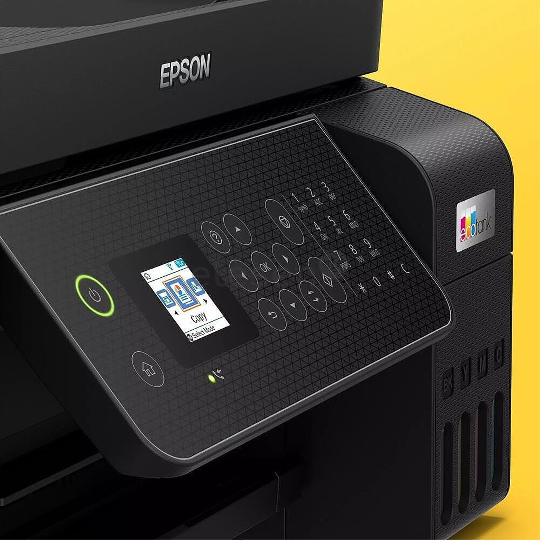Epson EcoTank L3280, Wi-Fi, juodas – Daugiafunkcis spalvotas rašalinis / nuotraukų spausdintuvas