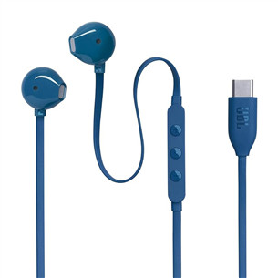 Ausinės JBL Tune 305C, USB-C, mėlynos   Prekė-JBLT305CBLU JBLT305CBLU