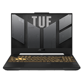 Asus TUF Gaming F15, 15.6'', FHD, IPS, i7, 16 GB, 512 GB, RTX 4070, mecha gray - Notebook
