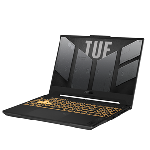 Asus TUF Gaming F15, 15.6'', FHD, IPS, i7, 16 GB, 512 GB, RTX 4070, mecha gray - Notebook