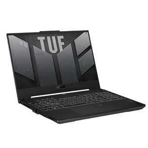 Asus TUF Gaming F15, 15.6'', FHD, IPS, i7, 16 GB, 512 GB, RTX 4070, mecha gray - Notebook