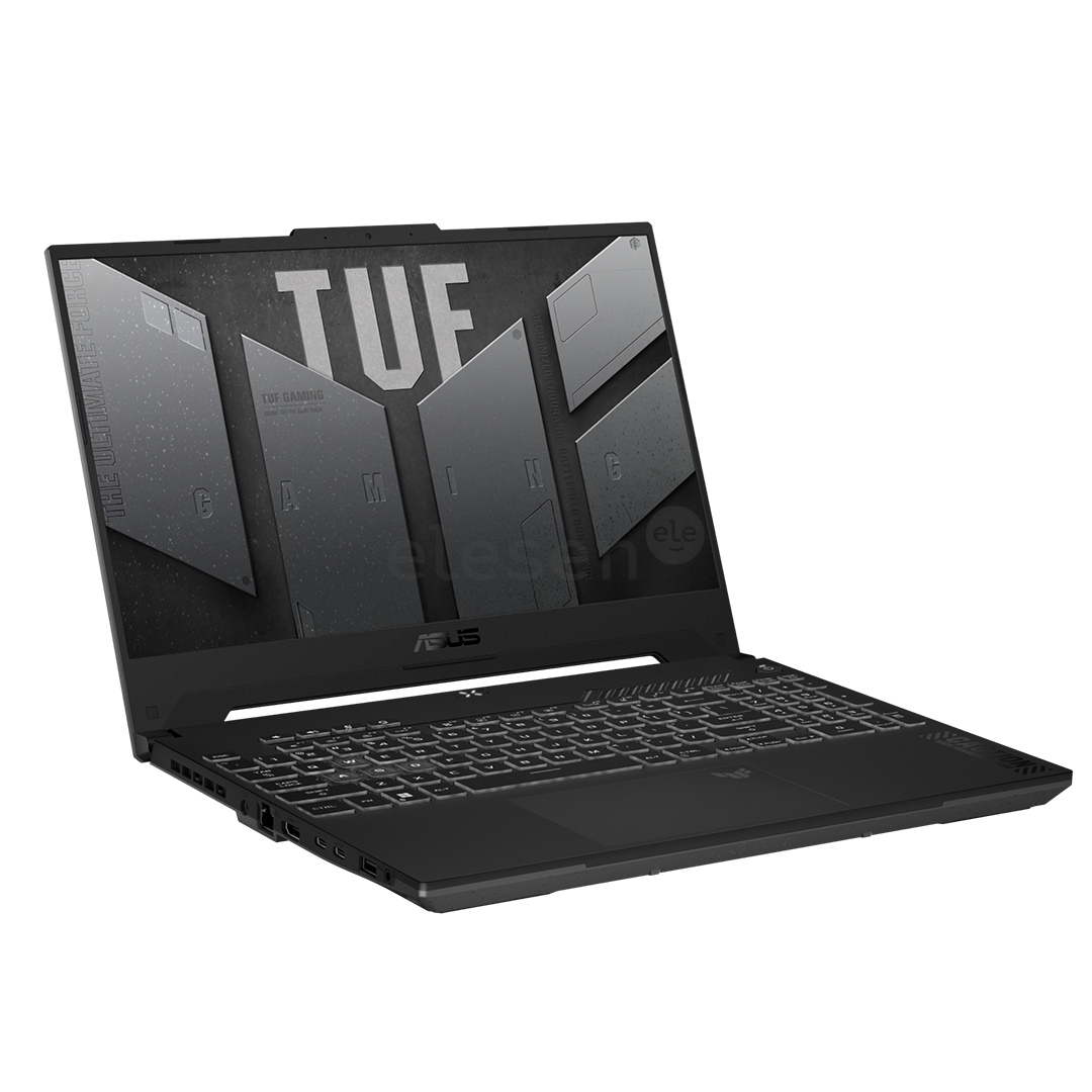 Asus TUF Gaming F15, 15.6'', FHD, IPS, i7, 16 GB, 512 GB, RTX 4070, mecha gray - Notebook