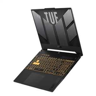 Asus TUF Gaming F15, 15.6'', FHD, IPS, i7, 16 GB, 512 GB, RTX 4070, mecha gray - Notebook
