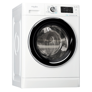 Whirlpool, 9 kg, gylis 62.7 cm, 1400 rpm - Skalbimo mašina Prekė-FFD9489BCVEE