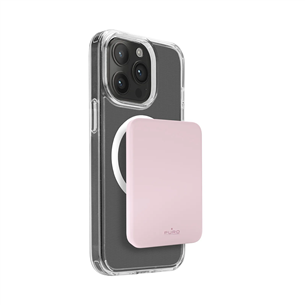 Išorinė baterija Puro Mini Power Mag, 4200 mAh, MagSafe, USB-C, rožinė Prekė-PUFCBB40P2MAGROSE PUFCBB40P2MAGROSE