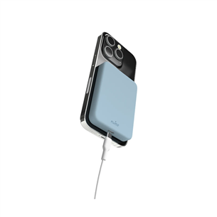 Išorinė baterija Puro Mini Power Mag, 4200 mAh, MagSafe, USB-C, mėlyna Prekė-PUFCBB40P2MAGLBLUE