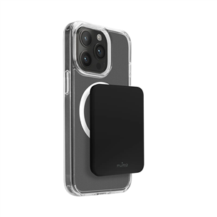 Išorinė baterija Puro Mini Power Mag, 4200 mAh, MagSafe, USB-C, juoda Prekė-PUFCBB40P2MAGBLK PUFCBB40P2MAGBLK