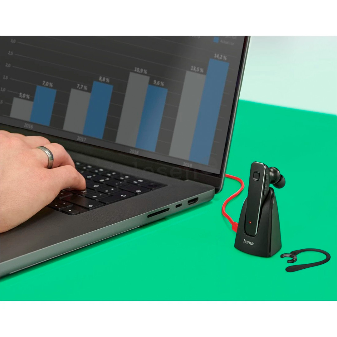 Hama MyVoice2100, juoda - laisvų rankų įranga Prekė-00184110