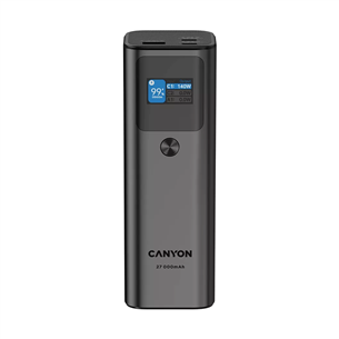 Canyon PB-2010, 27 000 mAh, USB-A, USB-C, juoda - Išorinė baterija Prekė-CNE-CPB2010DG CNE-CPB2010DG