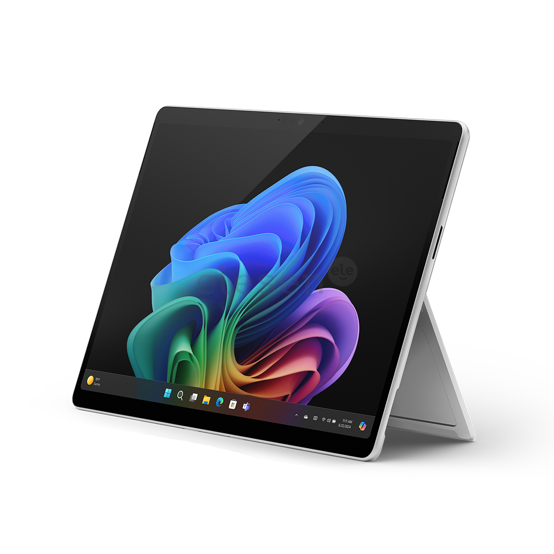 Nešiojamas kompiuteris Microsoft Surface Pro 11, 13'', 120 Hz, OLED, X Elite, 16 GB, 512 GB, Copilot+, sidabrinis    Prekė-ZIA-00007