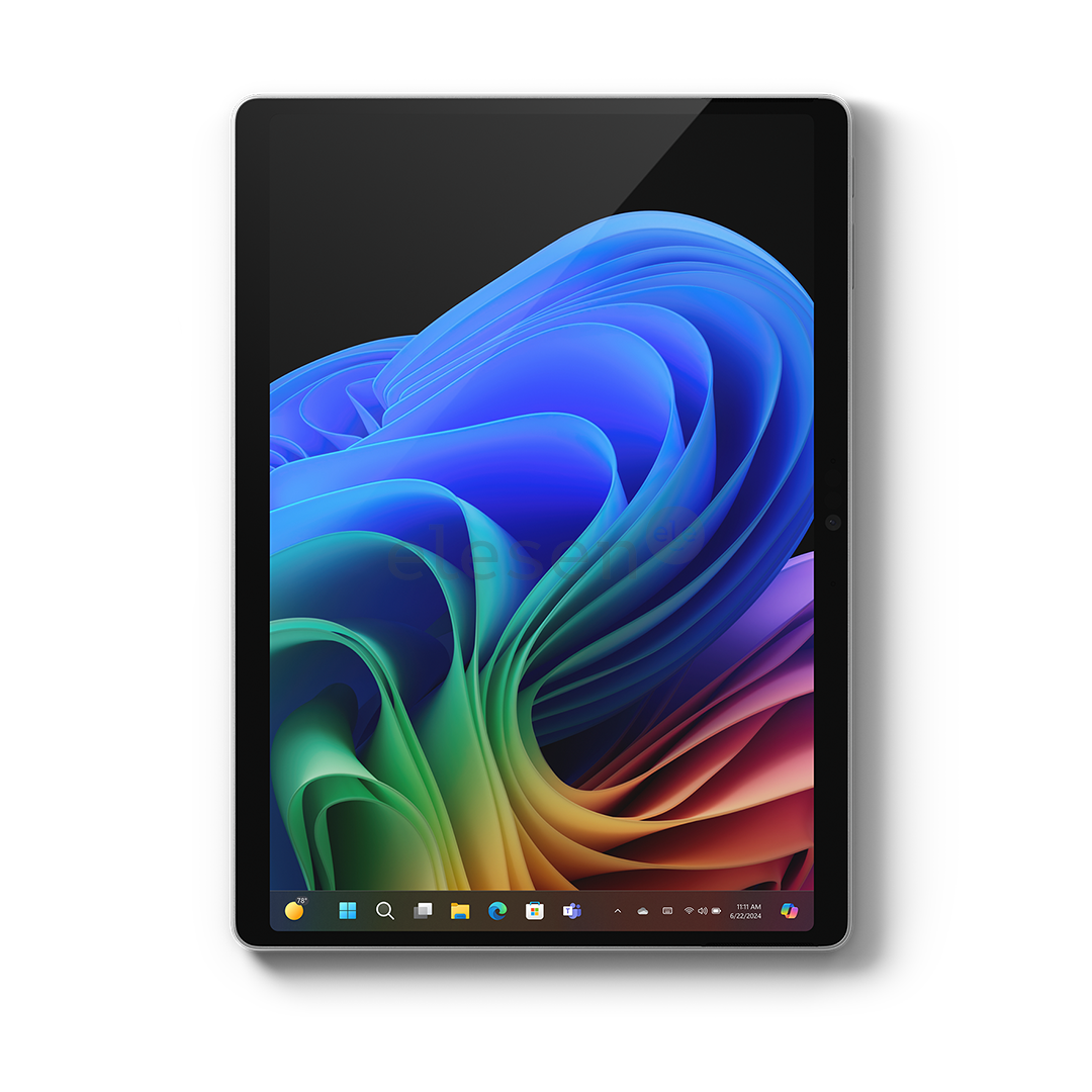 Nešiojamas kompiuteris Microsoft Surface Pro 11, 13'', 120 Hz, OLED, X Elite, 16 GB, 512 GB, Copilot+, sidabrinis    Prekė-ZIA-00007