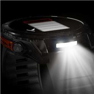 Garmin Fenix 8, 51 mm, tamsiai pilkas - Išmanusis laikrodis