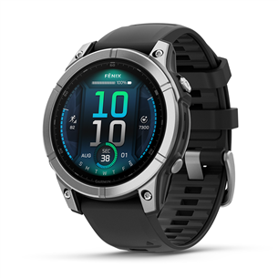 Išmanusis laikrodis Garmin Fenix E, 47 mm, tamsi plieno Prekė - 010-03025-00 010-03025-00
