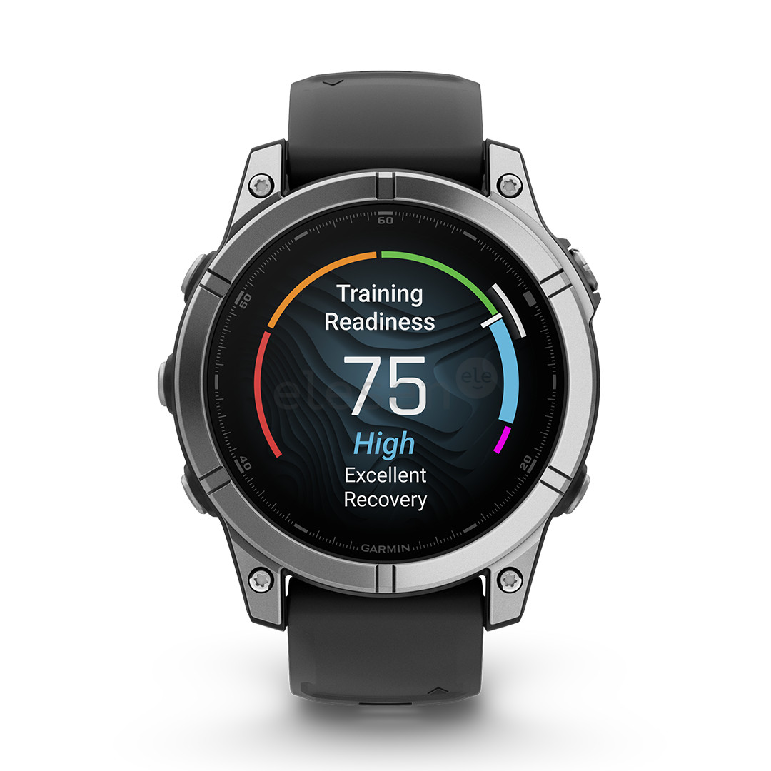Išmanusis laikrodis Garmin Fenix E, 47 mm, tamsi plieno Prekė - 010-03025-00