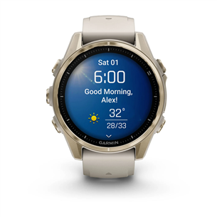 Išmanusis laikrodis Garmin Fenix 8 Sapphire, 43 mm, auksinė Prekė - 010-02903-11