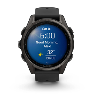 Išmanusis laikrodis Garmin Fenix 8 Sapphire, 43 mm, pilkas Prekė - 010-02903-21