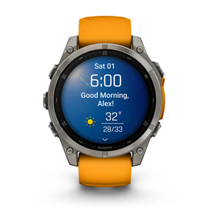 Išmanusis laikrodis Garmin Fenix 8 Sapphire, 47 mm, titano Prekė - 010-02904-11