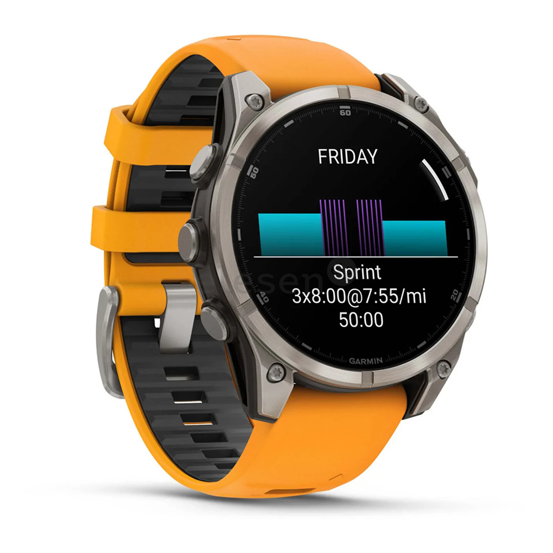 Garmin Fenix 8 Sapphire, 47 mm, titano spalvos - Išmanusis laikrodis