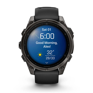 Išmanusis laikrodis Garmin Fenix 8 Sapphire, 47 mm, pilkas Prekė - 010-02904-21