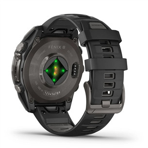 Garmin Fenix 8 Sapphire, 47 mm, pilkas - Išmanusis laikrodis
