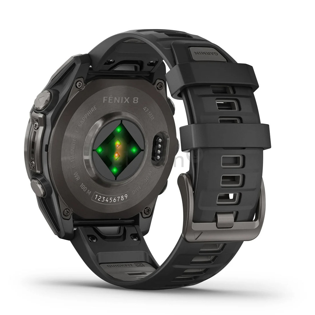 Garmin Fenix 8 Sapphire, 47 mm, pilkas - Išmanusis laikrodis