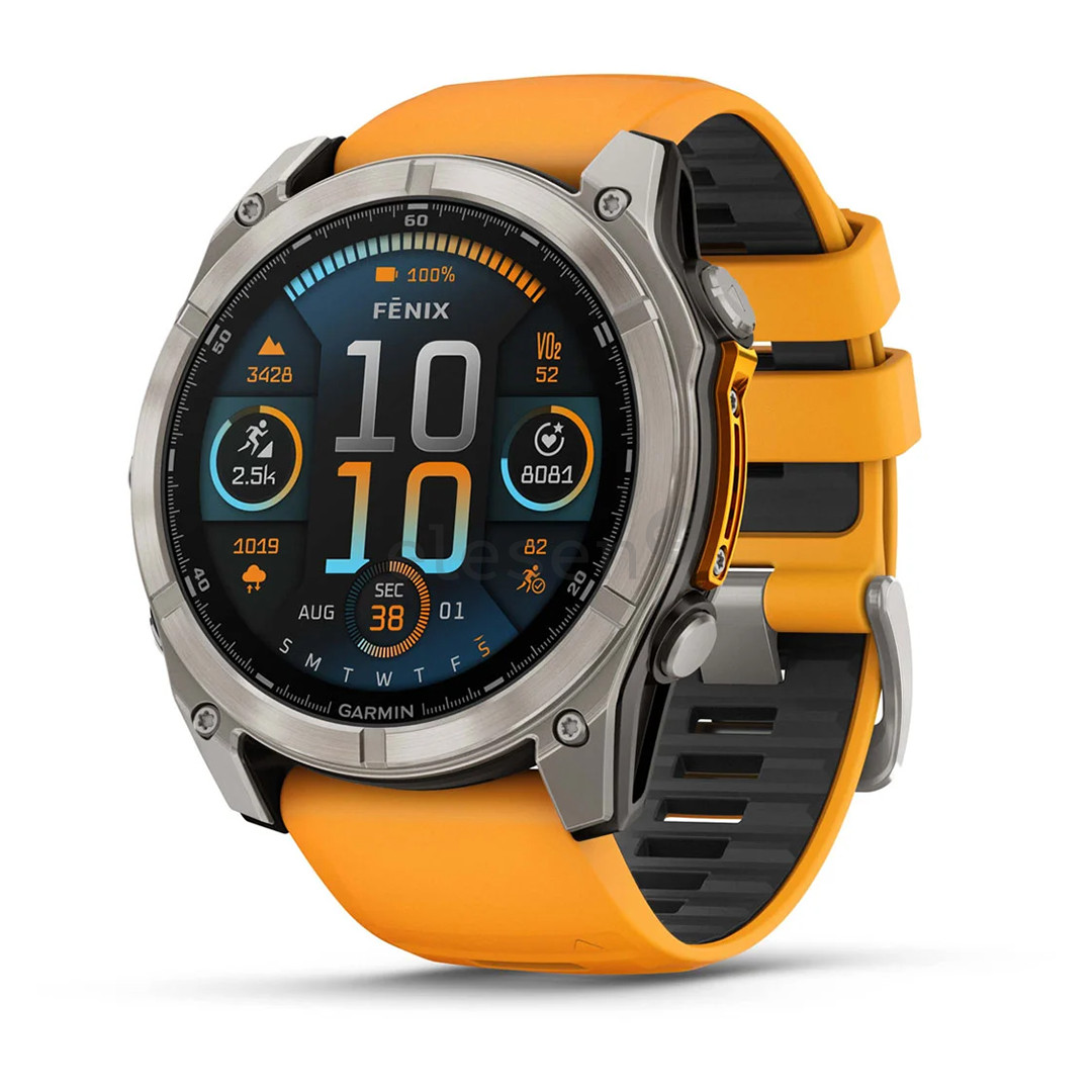 Garmin Fenix 8 Sapphire, 51 mm, titano spalvos - Išmanusis laikrodis