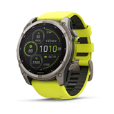 Išmanusis laikrodis Garmin Fenix 8 Sapphire Solar, 51 mm, titano/geltonas Prekė - 010-02907-21