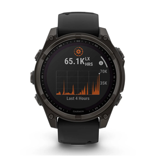 Išmanusis laikrodis Garmin Fenix 8 Sapphire Solar, 47 mm, pilkas Prekė - 010-02906-11