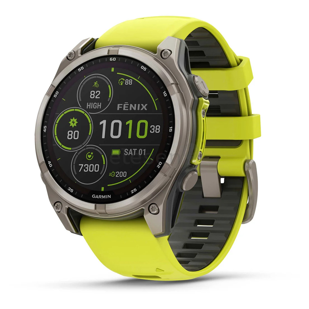 Garmin Fenix 8 Sapphire Solar, 47 mm, titano spalvos - Išmanusis laikrodis