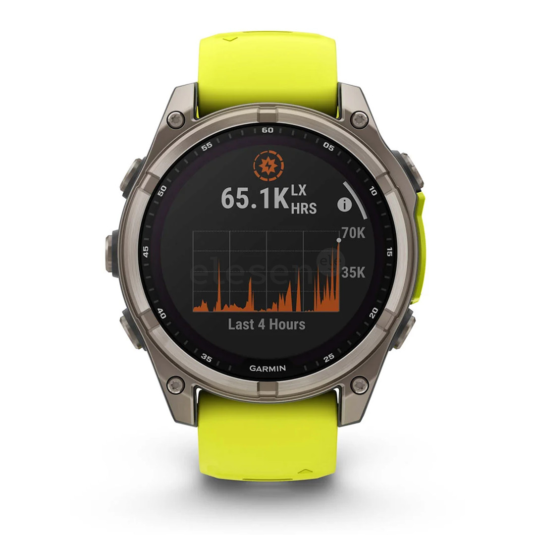 Garmin Fenix 8 Sapphire Solar, 47 mm, titano spalvos - Išmanusis laikrodis